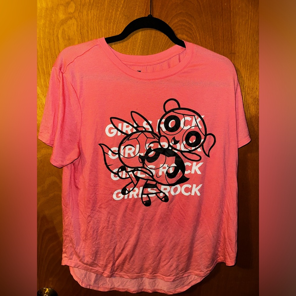 Powerpuff Girls “Girls Rock” Tshirt- juniors size XXL (19)